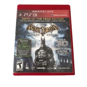 Batman: Arkham Asylum (Game of the Year Edition) 2010 Playstation 3